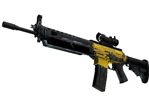 SG 553 | Bulldozer (Battle-Scarred) - Restricted - Weapon - from The Chop Shop Collection