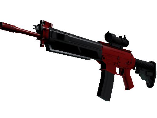 SG 553 | Candy Apple (Minimal Wear) - Industrial Grade - Weapon - from The Canals Collection