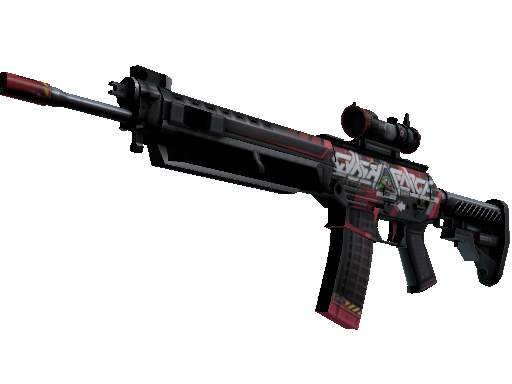 SG 553 | Cyberforce (Factory New) - Mil-Spec - Weapon - from The Revolution Collection