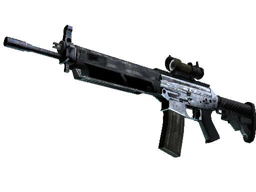 SG 553 | Damascus Steel (Minimal Wear) - Mil-Spec - Weapon - from The Dust 2 Collection