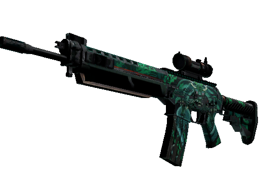 SG 553 | Dragon Tech (Battle-Scarred) - Restricted - Weapon - from The Recoil Collection