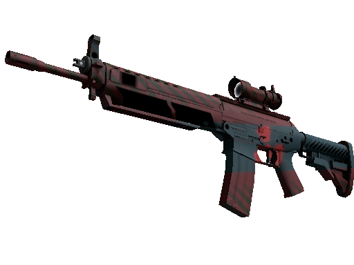 SG 553 | Fallout Warning (Minimal Wear) - Industrial Grade - Weapon - from The Cache Collection