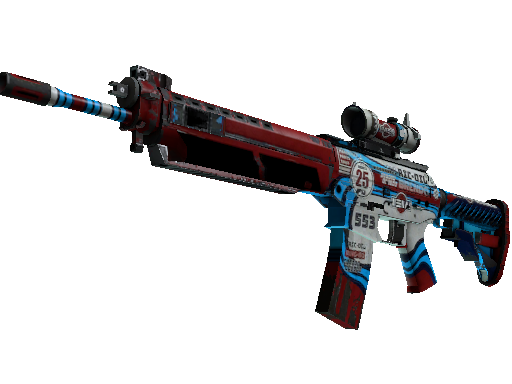 SG 553 | Integrale (Battle-Scarred) - Classified - Weapon - from The 2018 Inferno Collection
