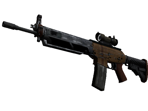 SG 553 | Traveler (Battle-Scarred) - Industrial Grade - Weapon - from The Baggage Collection