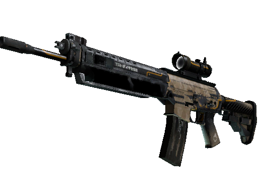 SG 553 | Triarch (Battle-Scarred) - Restricted - Weapon - from The Gamma 2 Collection