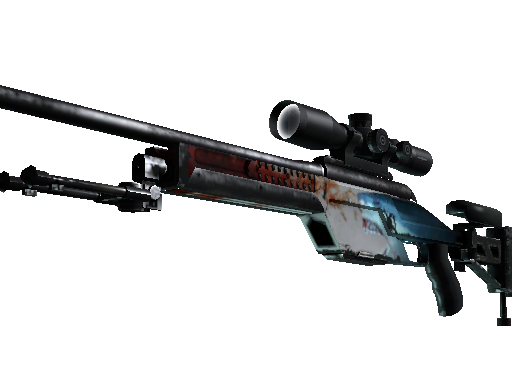 SSG 08 | Blood in the Water (Field-Tested) - Covert - Weapon - from The Arms Deal 2 Collection