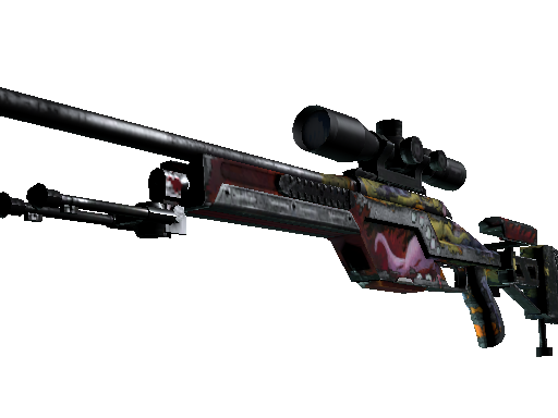 SSG 08 | Bloodshot (Battle-Scarred) - Classified - Weapon - from The Shattered Web Collection