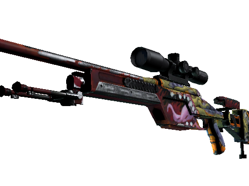 SSG 08 | Bloodshot (Well-Worn) - Classified - Weapon - from The Shattered Web Collection