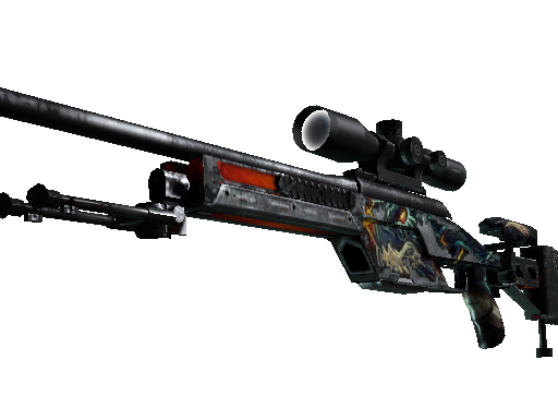 SSG 08 | Dragonfire (Battle-Scarred) - Covert - Weapon - from The Glove Collection