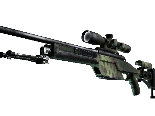 SSG 08 | Lichen Dashed (Well-Worn) - Consumer Grade - Weapon - from The Aztec Collection
