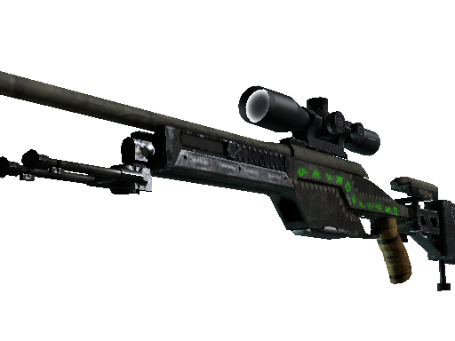 SSG 08 | Necropos (Well-Worn) - Mil-Spec - Weapon - from The Wildfire Collection