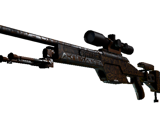 SSG 08 | Orange Filigree (Minimal Wear) - Mil-Spec - Weapon - from The Canals Collection