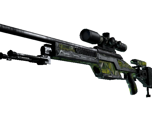 SSG 08 | Spring Twilly (Battle-Scarred) - Mil-Spec - Weapon - from The 2021 Train Collection