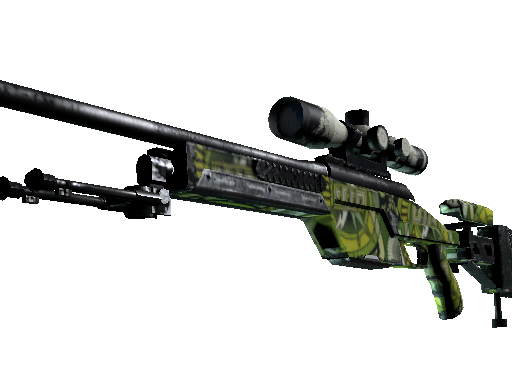 SSG 08 | Spring Twilly (Well-Worn) - Mil-Spec - Weapon - from The 2021 Train Collection