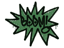 Sealed Graffiti | BOOM (Jungle Green) - Graffiti