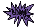 Sealed Graffiti | BOOM (Monster Purple) - Graffiti