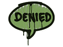 Sealed Graffiti | Denied (Battle Green) - Graffiti