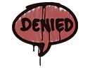 Sealed Graffiti | Denied (Blood Red) - Graffiti
