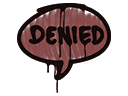 Sealed Graffiti | Denied (Brick Red) - Graffiti