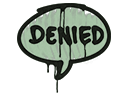Sealed Graffiti | Denied (Cash Green) - Graffiti
