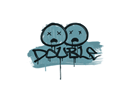 Sealed Graffiti | Double (Wire Blue) - Graffiti