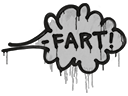Sealed Graffiti | Fart (Shark White) - Graffiti