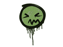 Sealed Graffiti | Grimace (Battle Green) - Graffiti
