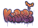 Sealed Graffiti | Kisses - Graffiti