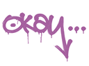 Sealed Graffiti | Okay (Bazooka Pink) - Graffiti