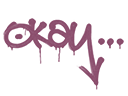 Sealed Graffiti | Okay (Princess Pink) - Graffiti
