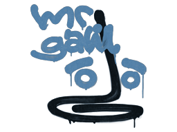 Sealed Graffiti | Recoil Galil AR (Monarch Blue) - Graffiti - from Chroma 2 Case