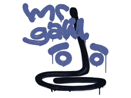 Sealed Graffiti | Recoil Galil AR (SWAT Blue) - Graffiti - from Chroma 2 Case