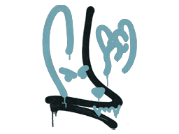 Sealed Graffiti | Recoil M4A4 (Wire Blue) - Graffiti