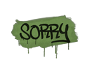 Sealed Graffiti | Sorry (Battle Green) - Graffiti