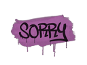 Sealed Graffiti | Sorry (Bazooka Pink) - Graffiti