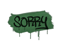 Sealed Graffiti | Sorry (Jungle Green) - Graffiti