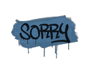 Sealed Graffiti | Sorry (Monarch Blue) - Graffiti