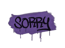 Sealed Graffiti | Sorry (Monster Purple) - Graffiti