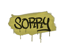 Sealed Graffiti | Sorry (Tracer Yellow) - Graffiti
