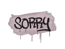 Sealed Graffiti | Sorry (War Pig Pink) - Graffiti