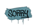 Sealed Graffiti | Sorry (Wire Blue) - Graffiti