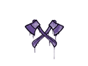 Sealed Graffiti | X-Axes (Monster Purple) - Graffiti