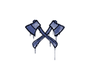 Sealed Graffiti | X-Axes (SWAT Blue) - Graffiti