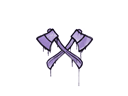 Sealed Graffiti | X-Axes (Violent Violet) - Graffiti