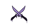 Sealed Graffiti | X-Knives (Violent Violet) - Graffiti