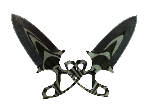 ★ Shadow Daggers | Black Laminate (Battle-Scarred) - Covert - Knife - from The Shadow Collection