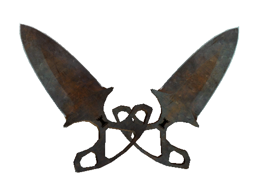 ★ Shadow Daggers | Rust Coat (Battle-Scarred) - Covert - Knife - from The Shadow Collection