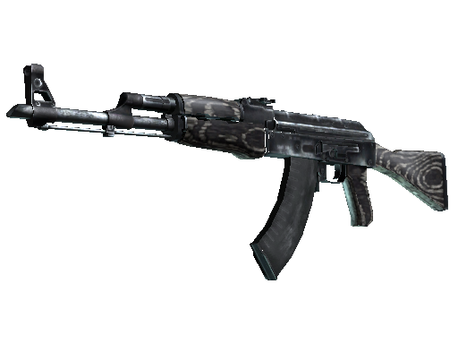 Souvenir AK-47 | Black Laminate (Minimal Wear) - Mil-Spec - Weapon - from The Vertigo Collection