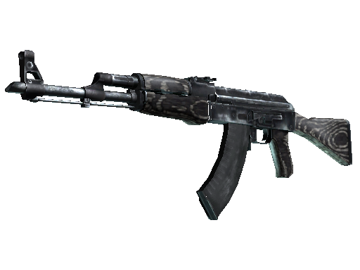 Souvenir AK-47 | Black Laminate (Well-Worn) - Mil-Spec - Weapon - from The Vertigo Collection