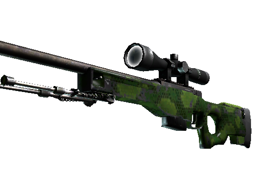 Souvenir AWP | Pit Viper (Well-Worn) - Restricted - Weapon - from The Italy Collection